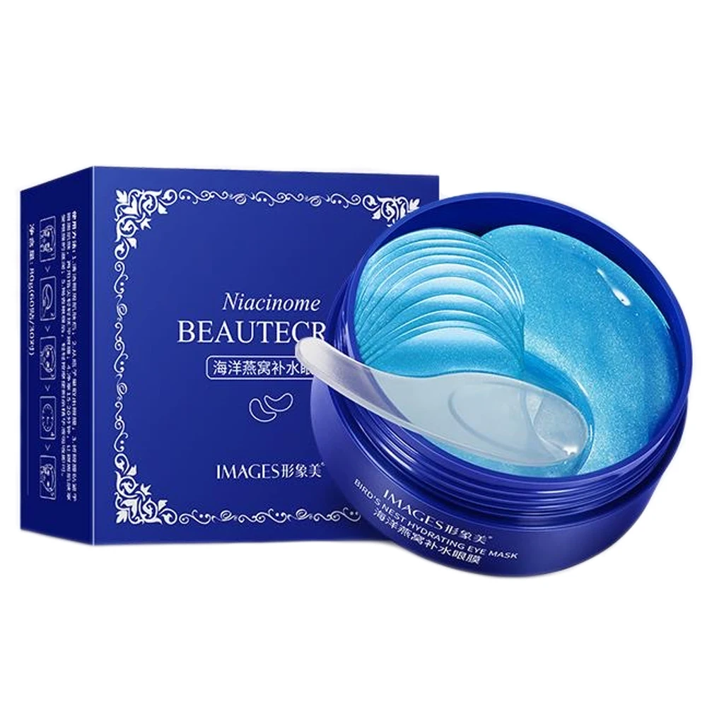 Гидрогелевые патчи для глаз с экстрактом ласточки изображения птичьего гнезда