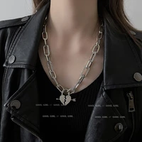 european and american fashion personality simple new one arrow pierced diamond pendant net red temperament design necklace