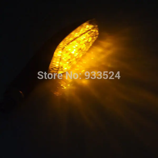 

4x Universal Motorcycle 16 LED Turn Signal Indicators Lights For Harley Chopper Suzuki Touring Honda Yamaha Kawasaki Ducati