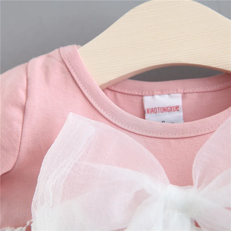 2020 летнее лук платье для девочкиплатье детское нарядное свадебное