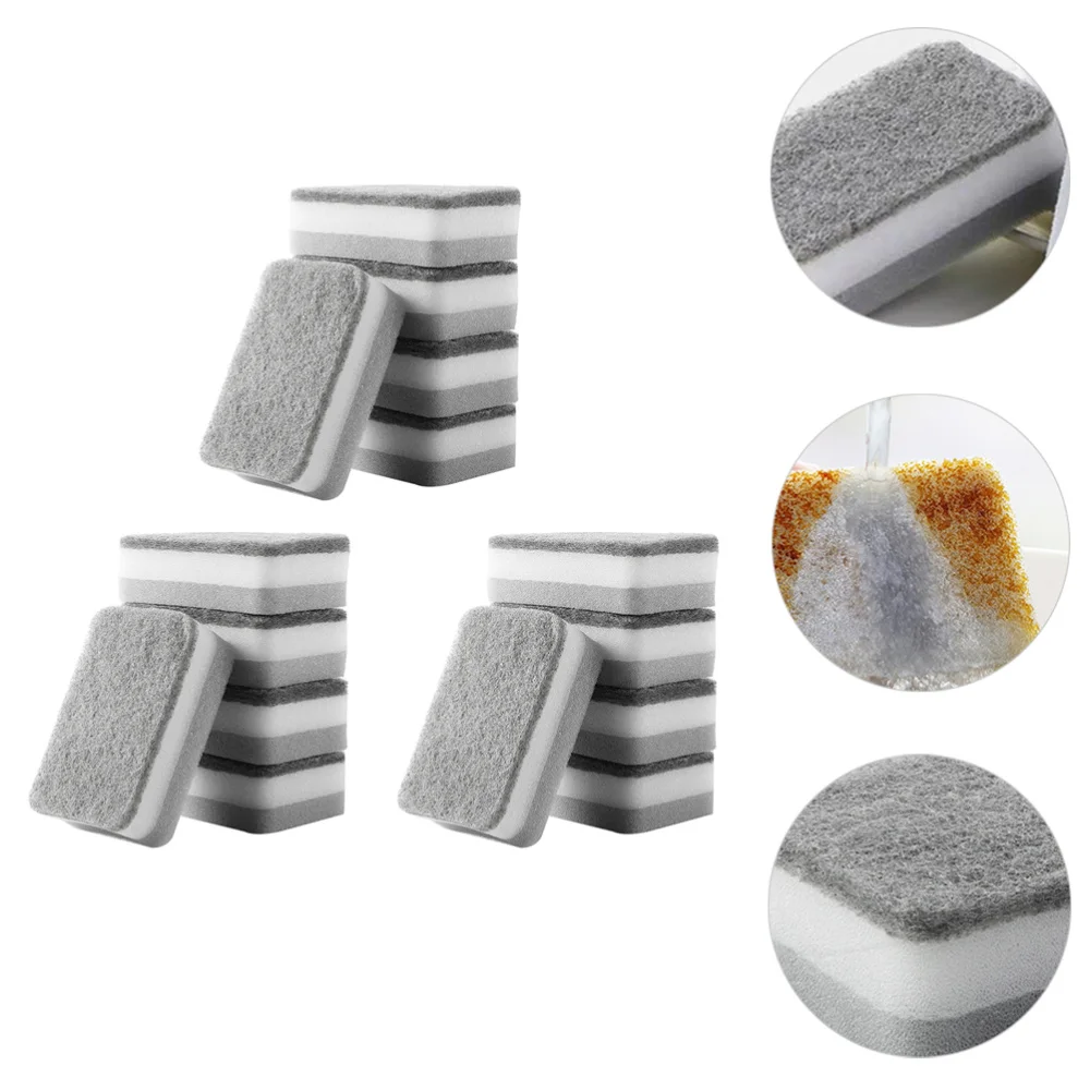 

15Pcs Sponge Cleaning Brushes Multi-functional Dish Washing Scouring Pads