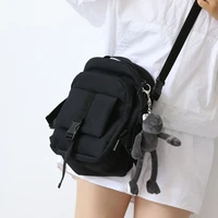 Japanese Solid Color Crossbody Bag Women Tooling Style Shoulder Bag Female Street Bag 2020 New Trendy Ladies Luxury Fashion