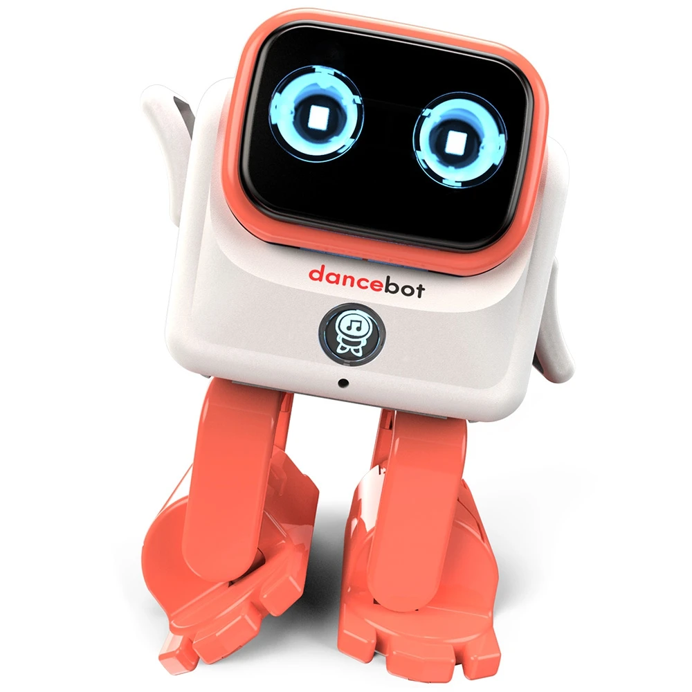 Радиоуправляемый робот-игрушка Интеллектуальный Dancebot AI умный Bluetooth танцующий робот с динамиком Интерактивный Обучающий радиоуправляемый робот для Рождества