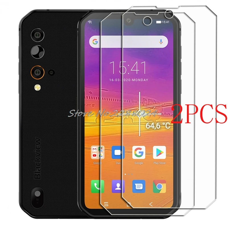 

2PCS FOR Blackview BV9900 Pro Tempered Glass Protective on Blackview BV9900 5.84 Screen Protector Glass Film Cover