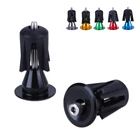 1 пара горный велосипед ручка бар конец Кепки алюминиевого сплава MTB рукоятки руля Вилки Кепки s для велосипедного руля конец Вилки