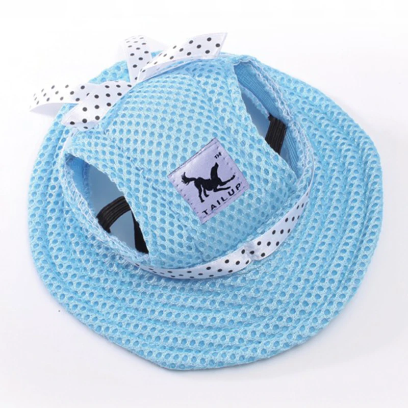 

Dog Cap With Ear Holes for Small Dogs Canvas Cap Dog Baseball Beach Visor Hat Puppy Outdoor Cap Headdress Accessories Dog Caps 4