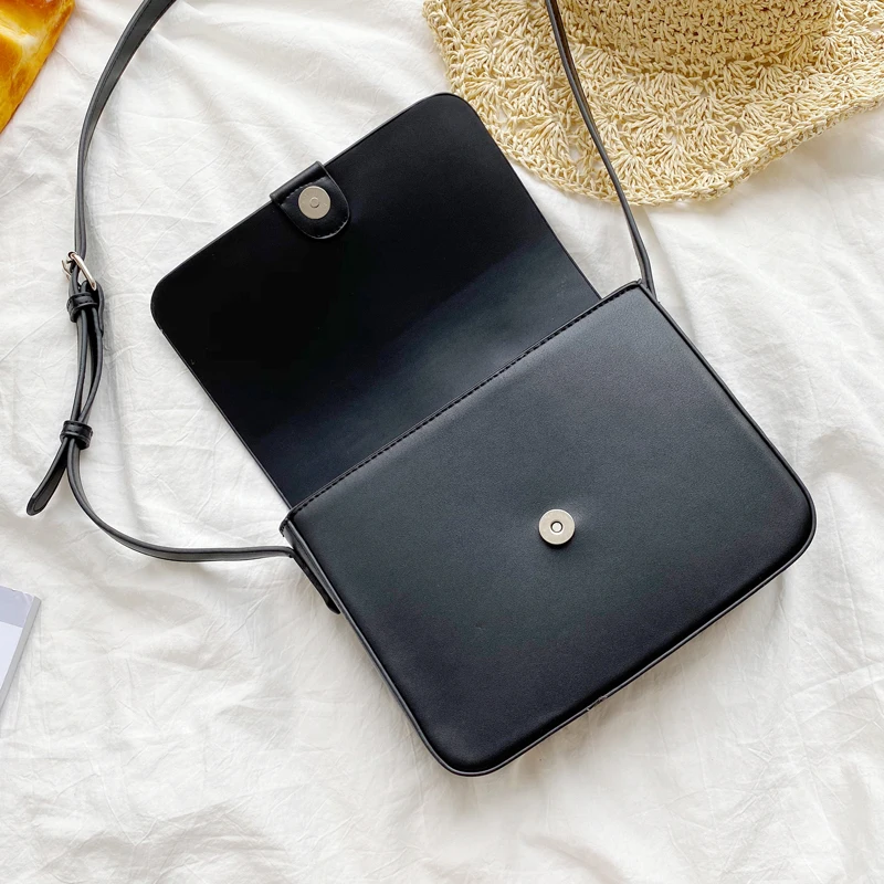 Новинка 2020 Маленькая женская сумка дизайнерская простая с клапаном шикарная на