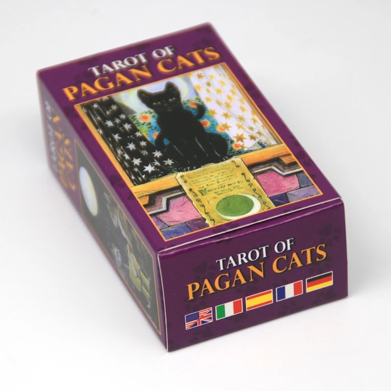 

78 Cards Deck Tarot Of Pagan Cats Full English Family Party Board Game Oracle Cards Astrology Divination Fate Card