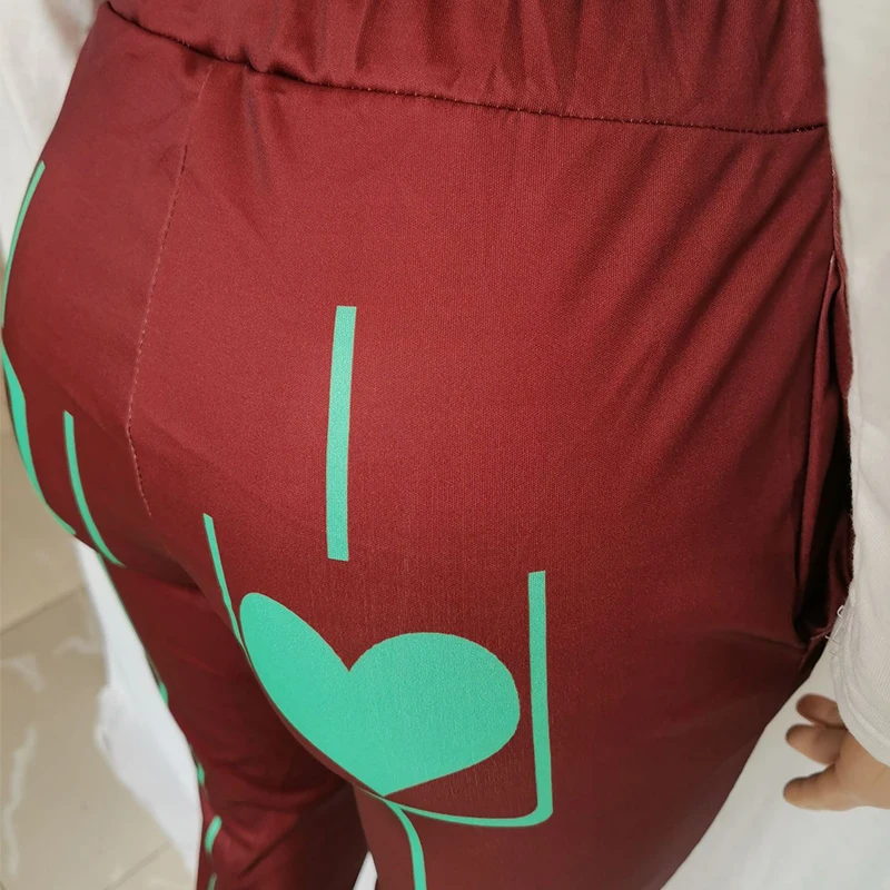 

TNNAOFF Aesthetic Letter Printed Sweatpants for Women Spring Fashion Joggers Vintage Skinny High Waist Pocket Casual Trousers