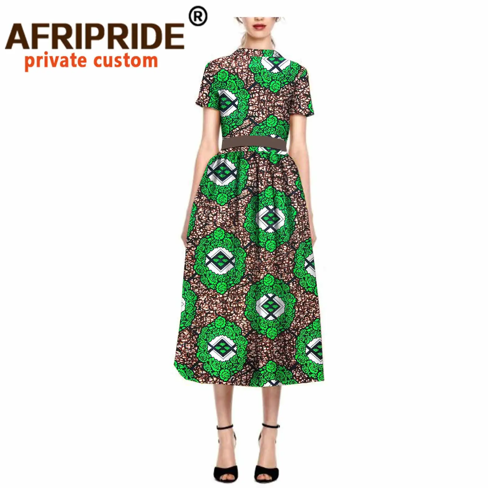 Новинка 2020 оригинальные африканские платья для женщин платье средней длины с
