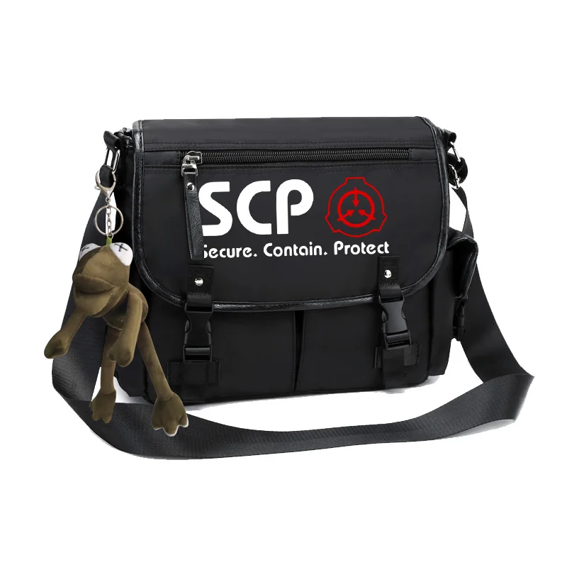 

Anime SCP Foundation Oxford Cloth Casual Messenger Bag Cool Boy Satchel Shoulder Bag Fashion Student Schoolbag Cosplay