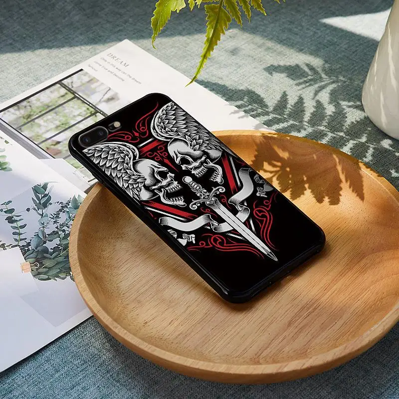 skull Soft Silicone Phone Case For iphone X XS Max XR 7 8 6 6s Plus TPU Back Cover | Мобильные телефоны и аксессуары