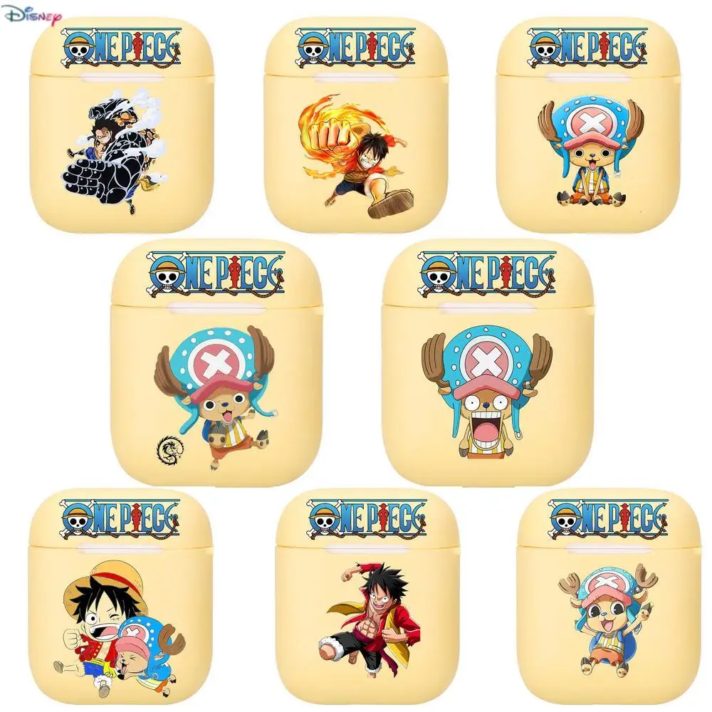 

Anime cartoon L-Luffy Silicone Case For Apple Airpods 1/2 Cover Protective Earphone Case Headphones Cases Protective For Apple C