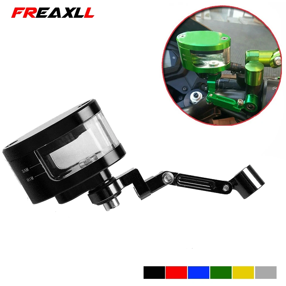Universal Motorcycle Brake Clutch Tank Cylinder Fluid Oil Reservoir Cup For Honda CBR600 CBR600F CBR 600 2011 2012 Yamaha YZF R6 |