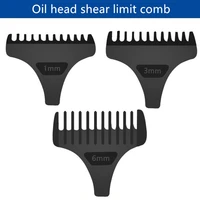 3pcsset 136mm universal hair clipper limit combs guide guard attachment size barber replacement electric hair clipper shaver