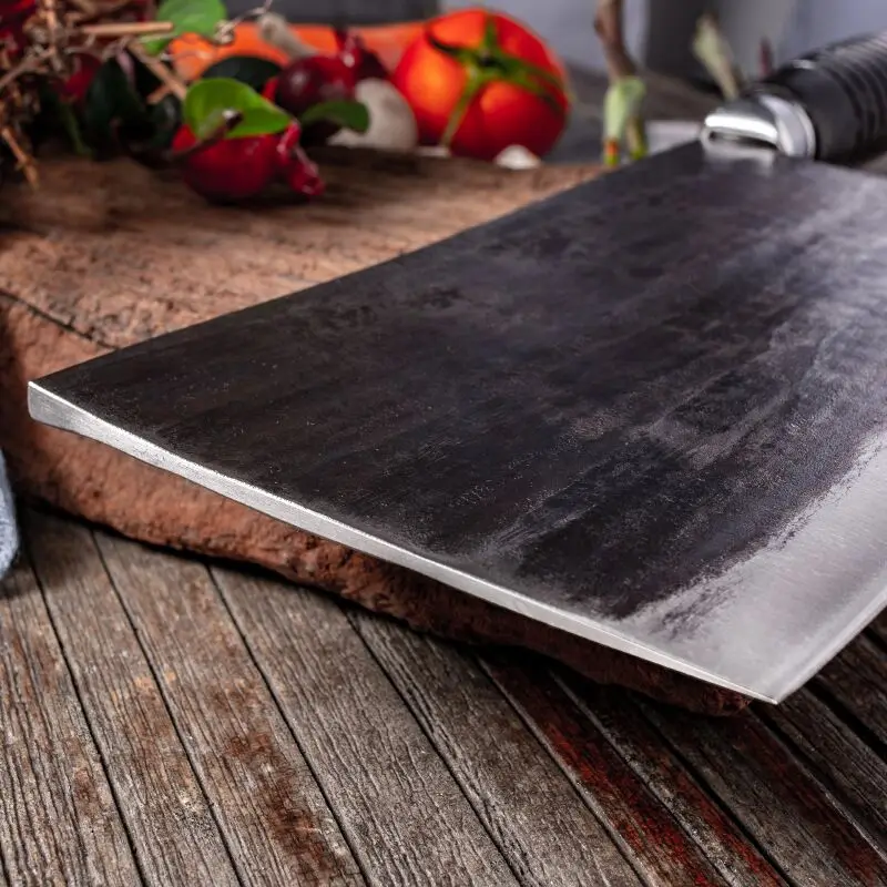 Традиционные китайские кухонные ножи ручной работы Высокоуглеродистый кованый
