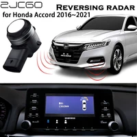 zjcgo original sensors car parking sensor assistance backup radar buzzer system for rear front bumper for honda accord 20162021