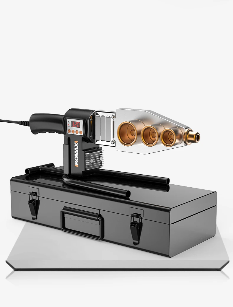 

220V PPR water pipe hot melt machine, PE pipe household heat sealing die head, plastic welding machine, hydropower engineering