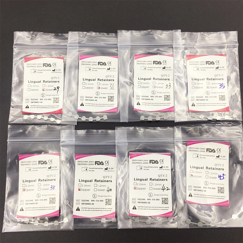 Стоматологические Ортодонтические бондонтические фиксаторы 2 шт. сетчатые