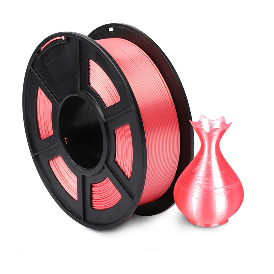 Silk Candy dandy SUNLU шелковая Блестящая Серебристая пла нить для 3D-принтера 1,75 мм 1 кг 2 фунта катушка широко совместимая с 3d печатью металлическая серебристая - Цвет: Silk Candy dandy