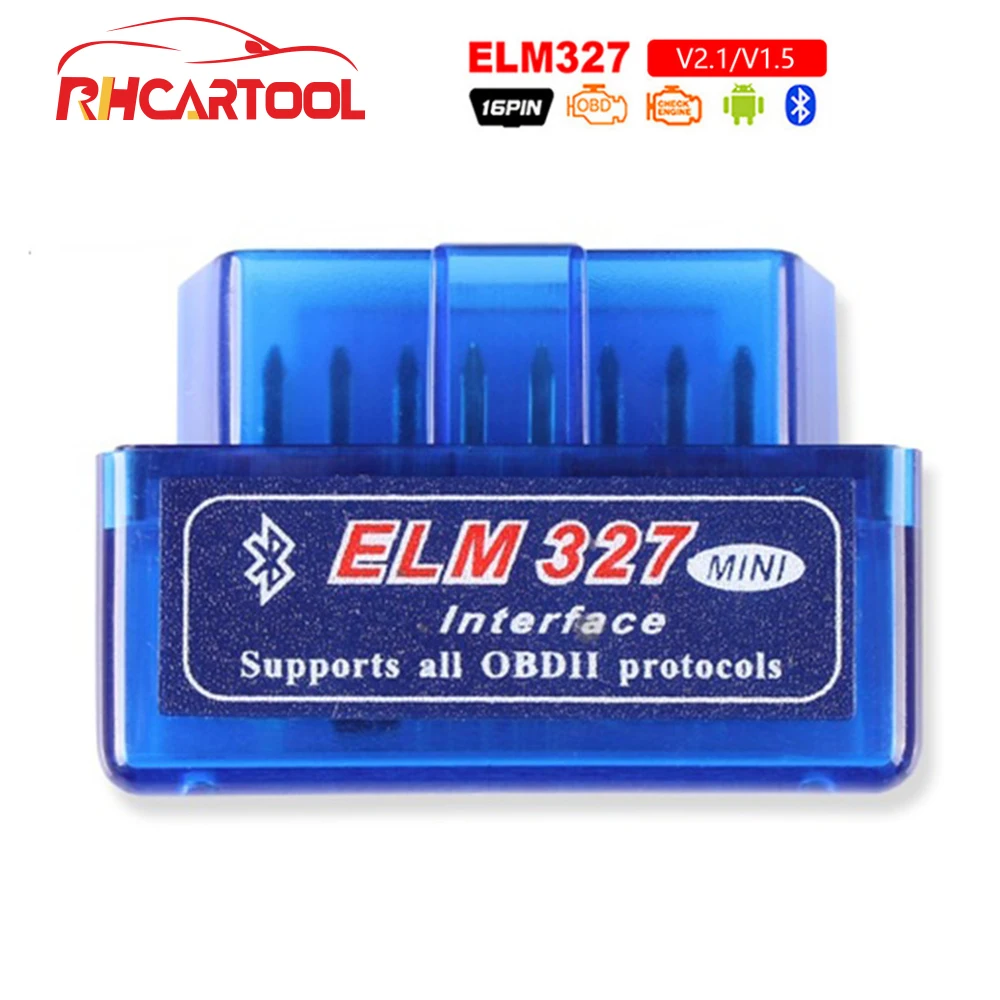 Диагностический инструмент OBD2 V2.1 V1.5 Super MINI ELM327 Bluetooth ELM 327 версия 1 5 / OBDII для Android