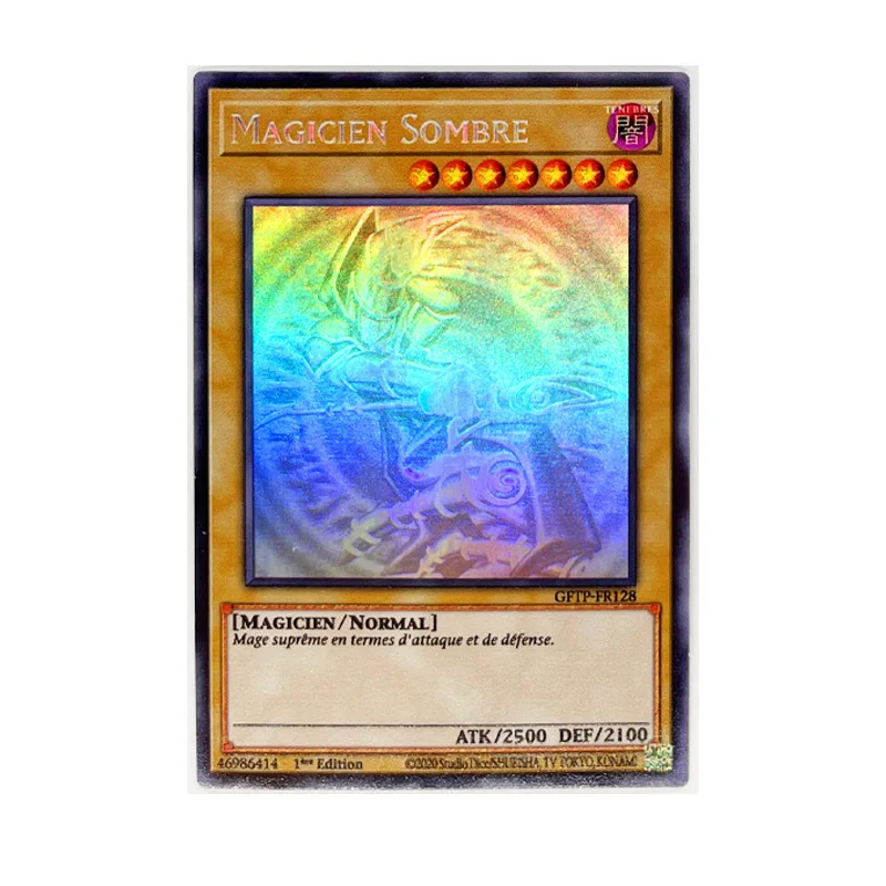 Yu Gi Oh черный блеск солдат маг Франция и английский DIY игрушки хобби Коллекционная