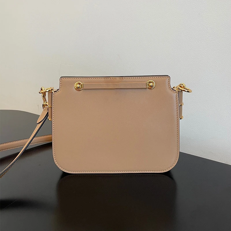 

New Retro contrast color design canvas stitching leather large capacity round handbag ladies fashion messenger bag shoulder bag