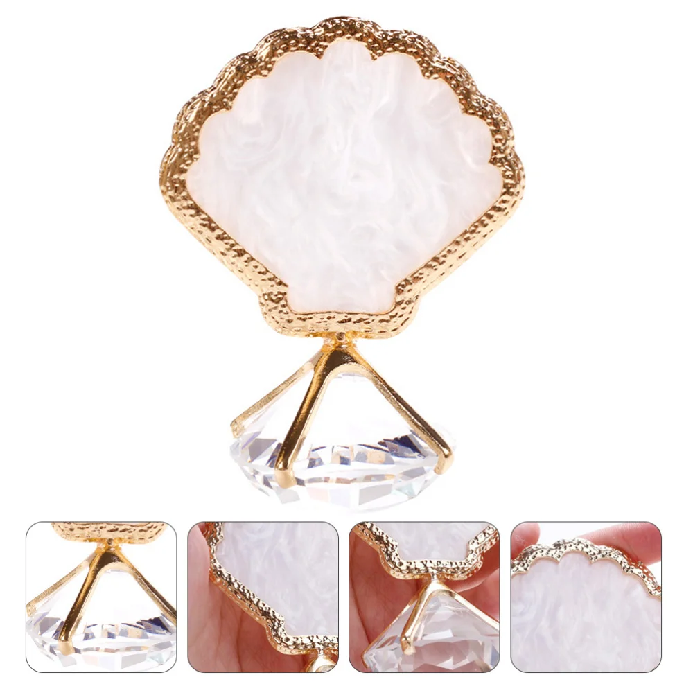 

1Pc Manicure Display Rack Earring Exhibition Stand Crystal Bottom Display Shelf