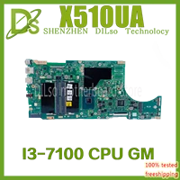 kefu x510uq wi3 7100u notebook motherboard for asus vivobook 15 x510u x510un x510ua x510uar laptop mainboard 100 fully tested