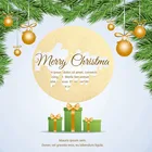 Shengshijie, 60 мм, круглые 100 шт., наклейки с царапинами, Золотая Рождественская карта, клейкие наклейки для вечерние НКИ, карты, свадьбы, помолвки