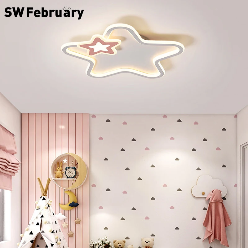Потолочный светильник для детской комнаты светодиодная лампа спальни милая в