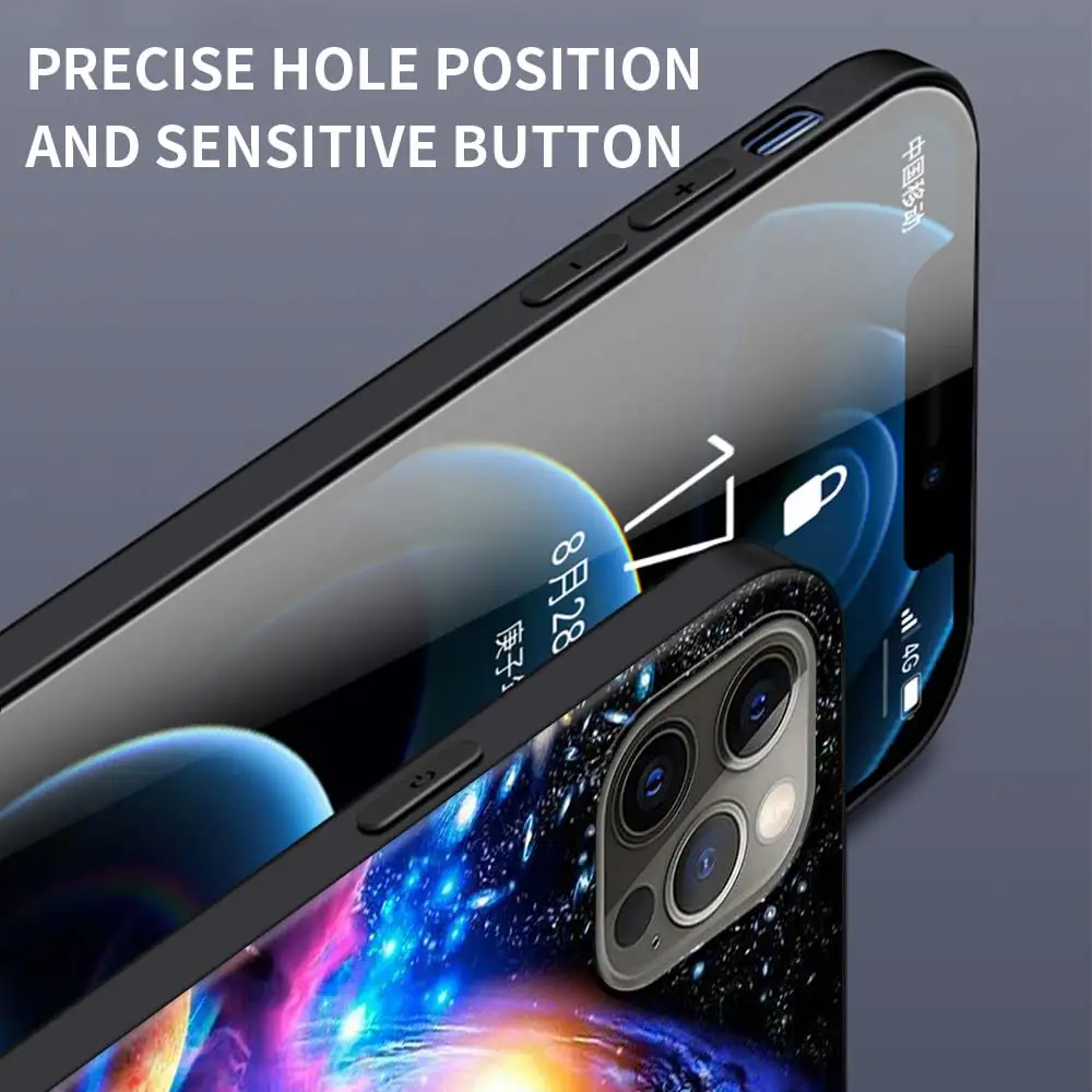 Чехол с планетами космосом винурой солнцем Марсом для Apple iPhone 11 13 12 Pro 7 XR X XS Max 8 6 6S