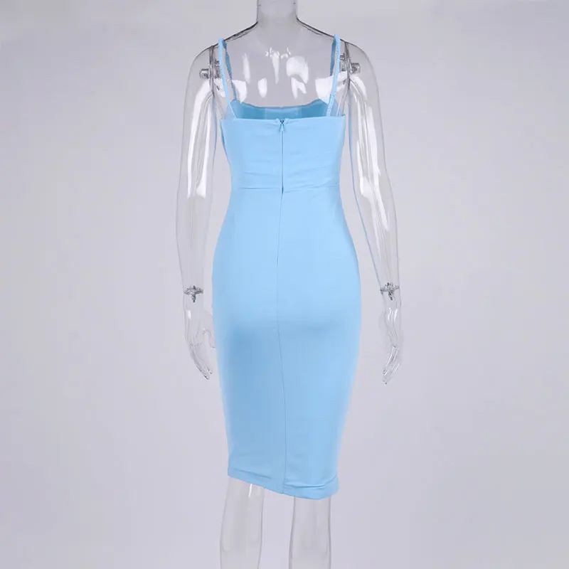 Двухслойное летнее Сетчатое платье-корсет соблазнительное облегающее платье