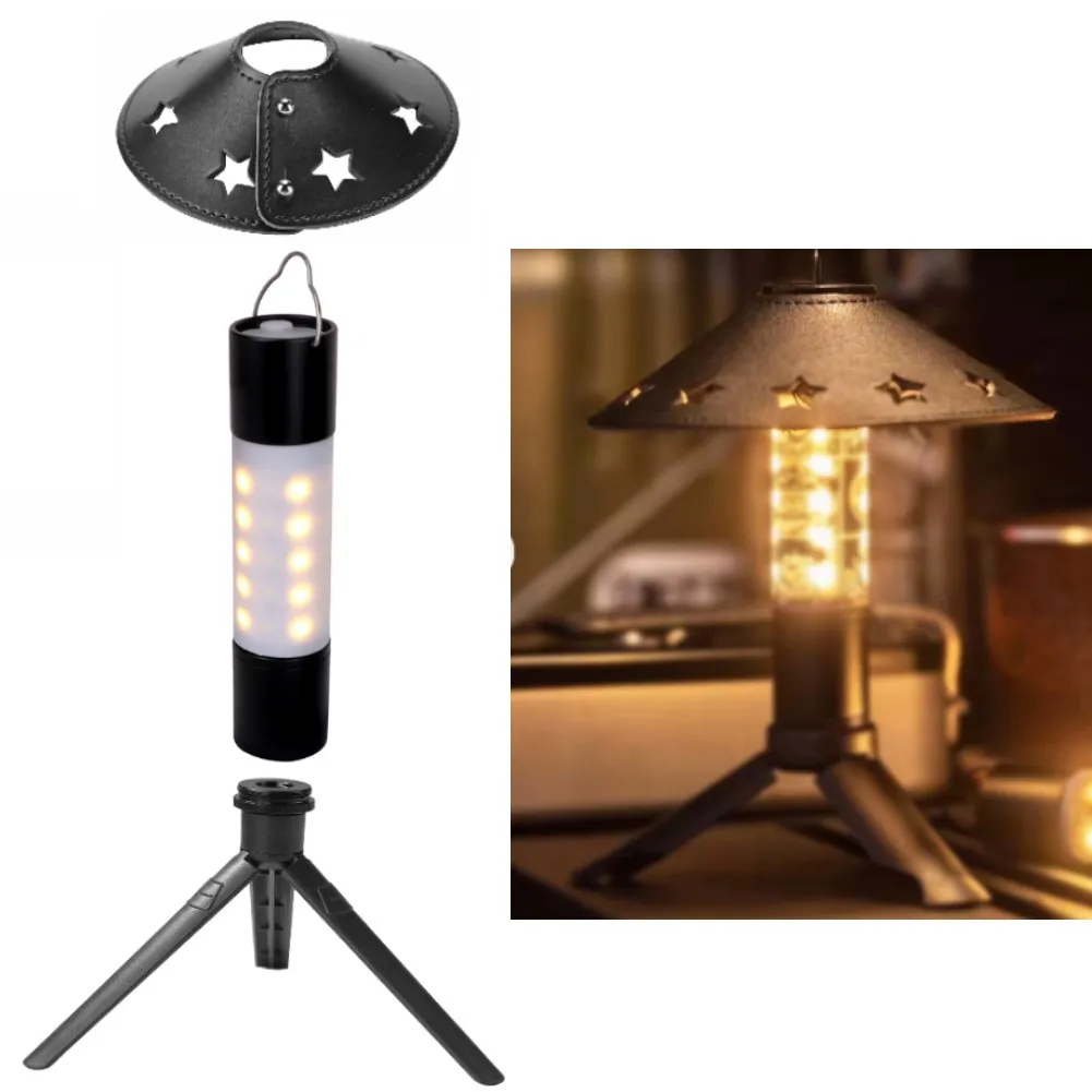 

USB Перезаряжаемый подвессветильник фонарик, масштабируемый светодиодный фонарик, лампа для кемпинга, освещение для палатки с крышкой лампы...