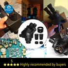 3,5x-90X siмультифокальный Тринокулярный зум стерео микроскоп головка 0,5x 2.0x Вспомогательный объектив для электроники телефона PCB Пайка Ремонт