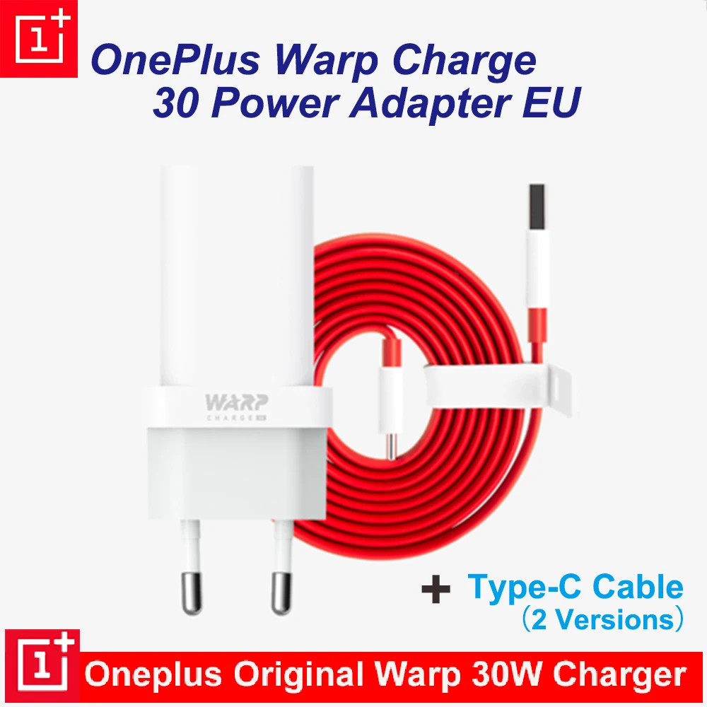 Оригинальное зарядное устройство OnePlus 7T Pro 30 Вт адаптер питания 7 с деформацией
