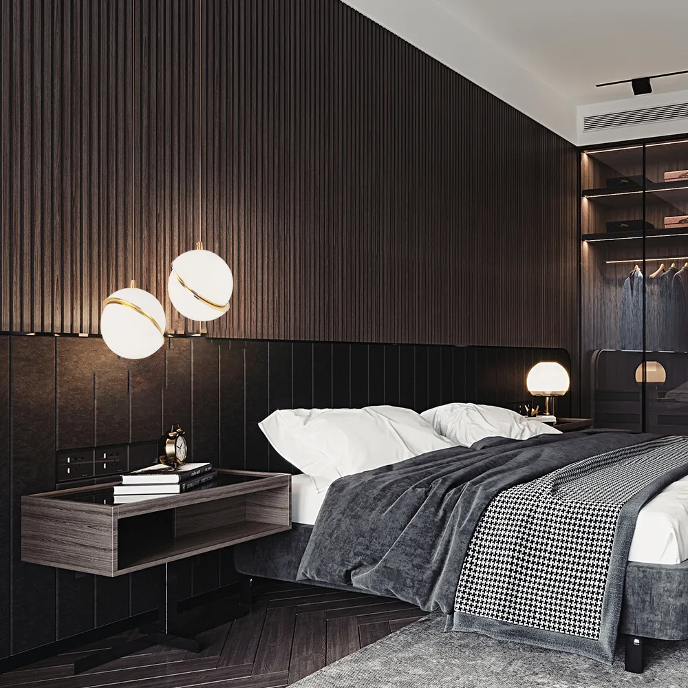 Художественный Декор креативный Глобальный подвесной светильник молочно белый