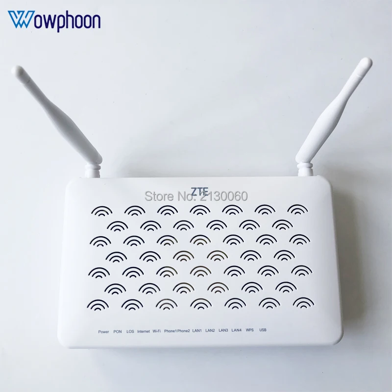 Бесплатная доставка ZTE F660W V5.2 GPON ONU ONT 4FE + 2TEL USB Wifi английская прошивка