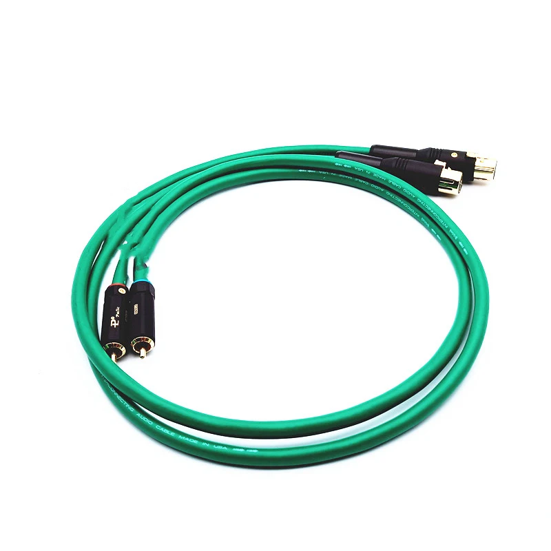 Высокое качество 2328 чистый Медь RCA к XLR балансный Разъем усилитель CD плеер dvd