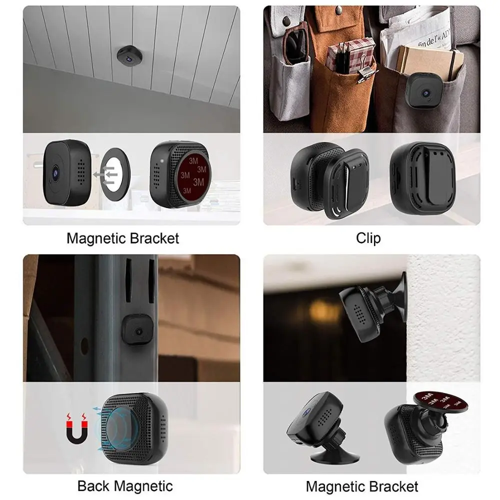 Мини камера 1080P с датчиком движения видеокамера для внутреннего/наружного