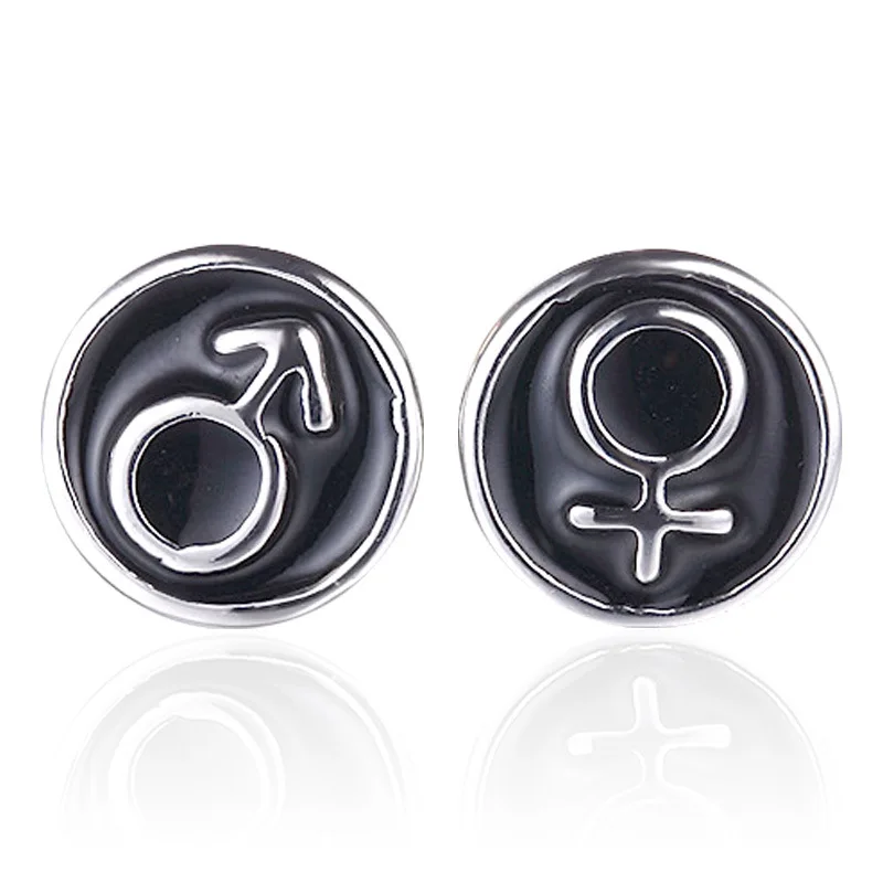 OMHXZJ Wholesale YS567 European Fashion Woman Man Party Birthday Wedding Gift Round Boy Girl S925 Sterling Silver Stud Earrings | Украшения