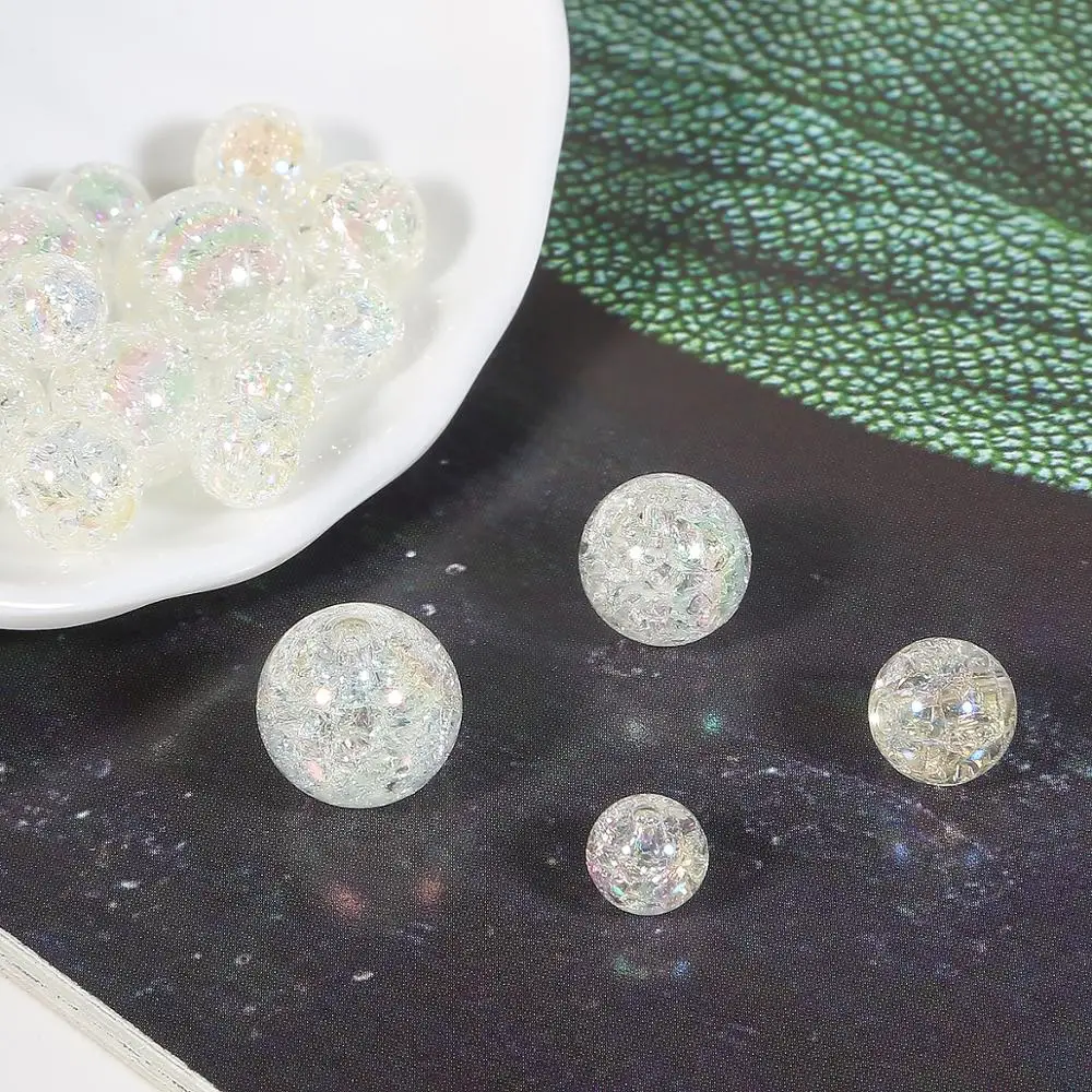 Бусины акриловые для бижутерии бусины-разделители 8 мм/10 мм/12 мм/14 мм | Украшения и