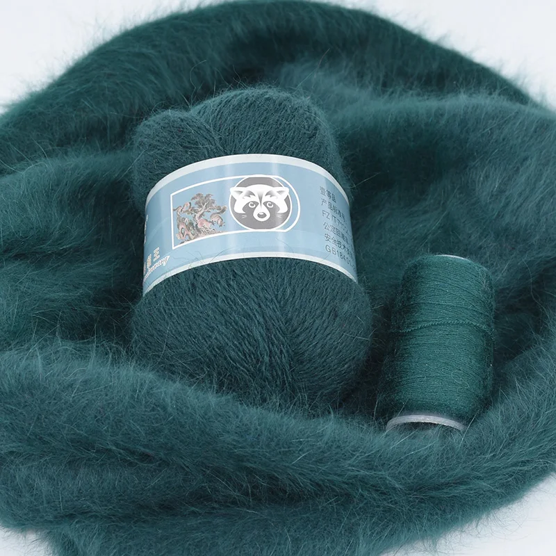 70 г длинные волосы норка кашемир линия пряжа ювелирные изделия ручной вязки