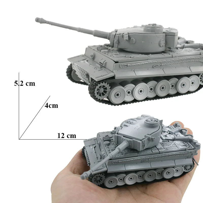 1: 72 4D Танк модель строительных комплектов Военная Сборка игрушки украшения высокой плотности материал пантера Тигр турмтигр штурмовые танки