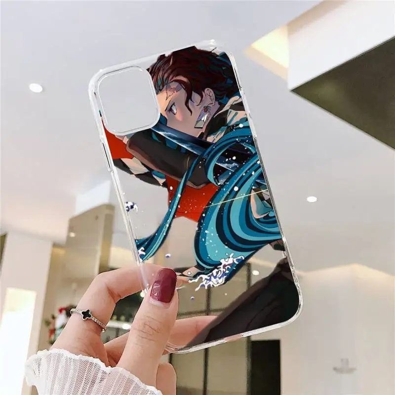 

Demon Slayer Phone Case Clear Transparent for iPhone 11 12 mini pro XS MAX 8 7 6 6S Plus X 5S SE XR 2020