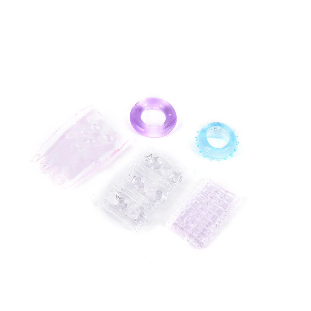 5 шт. мягкое Силиконовое кольцо для пениса секс-игрушки мужчин Пояс верности