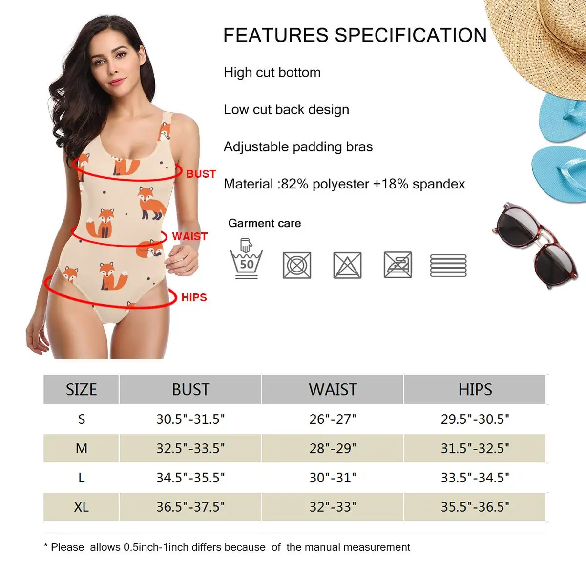 

Sexy Bikinis Bikini 2020 Hot Sale Swimsuit Female Swimwear Cute Cartoon Foxes Women Biquini