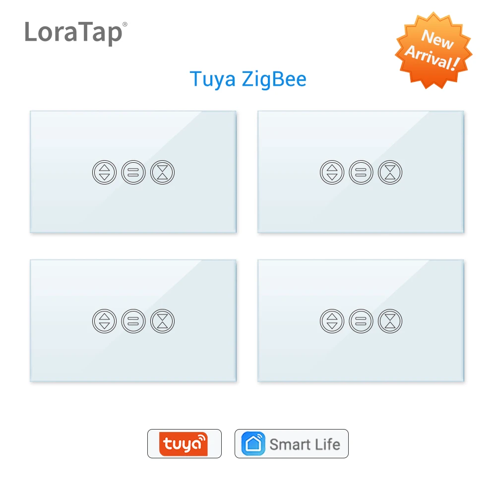 Переключатель для штор Tuya Smart Life ZigBee 3 0 переключатель рольставней с