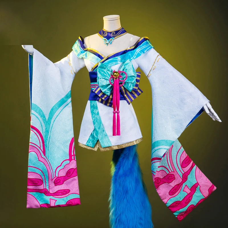 Игровой костюм LOL Ари для косплея костюмы Spirit Blossom Популярные игры на