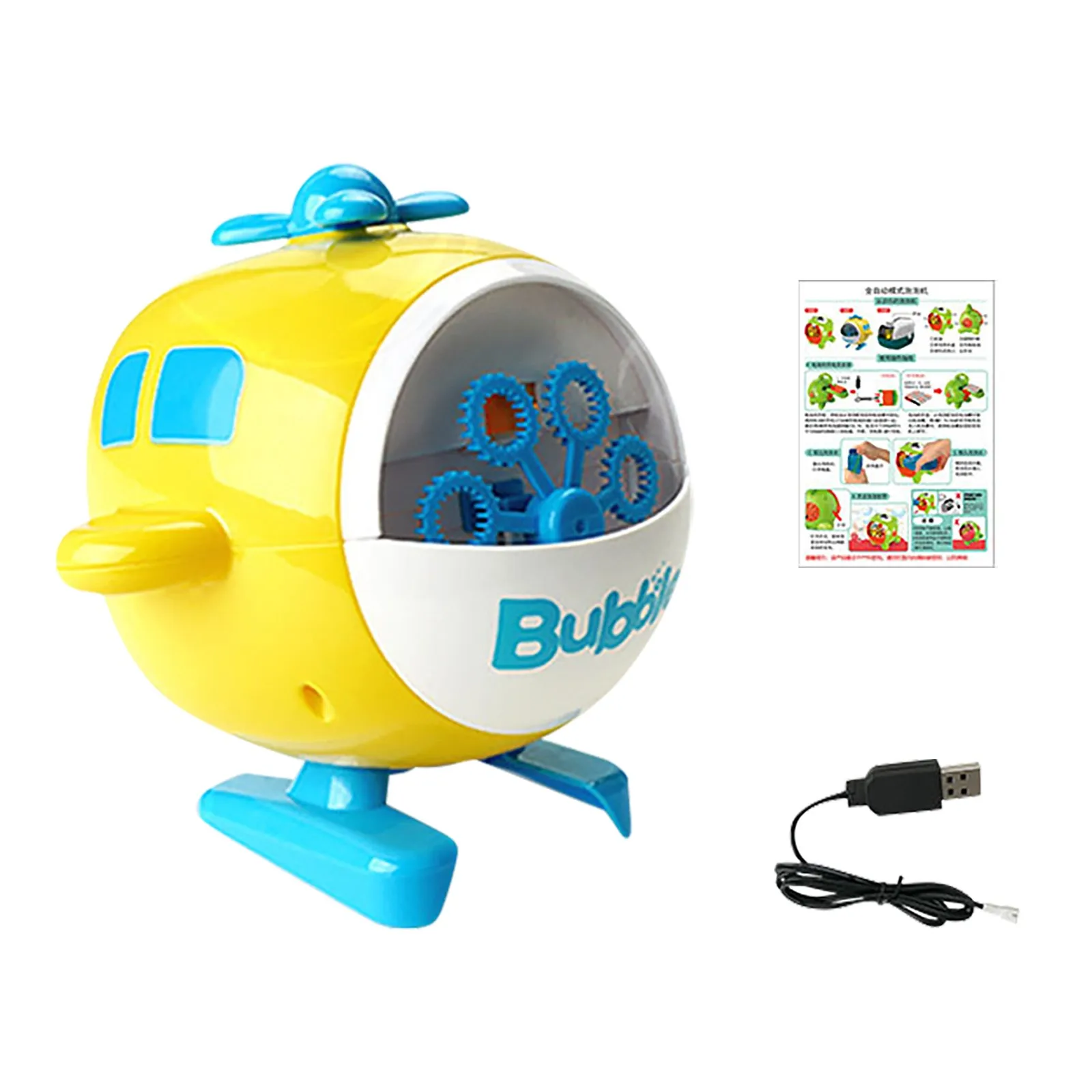 

Portable Children Fan Bubble Machine Automatic Bubble Machine For Kids USB Rechargeable Handheld Portable Party Interactive Toy